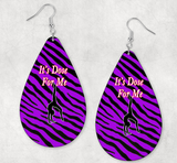 Custom Teardrop Earring